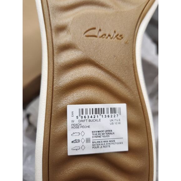 Clarks Drift Buckle Cloudsteppers Sandals Women's size 10 Wide - Picture 10 of 10